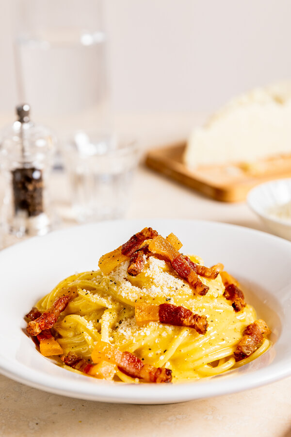 Nyd lækker carbonara